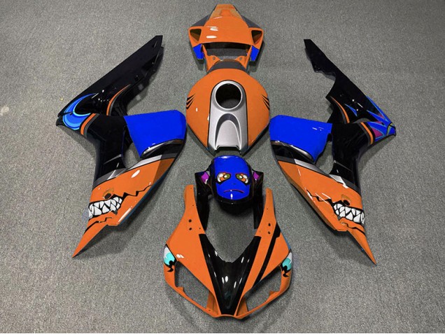 2006-2007 Orange Hai CBR1000RR Verkleidung 2006-2007 Orange Hai CBR1000RR Verkleidung