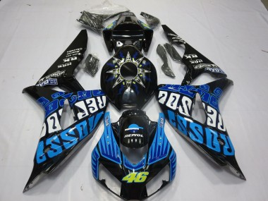 2006-2007 Rossi Blau Glänzend CBR1000RR Verkleidung