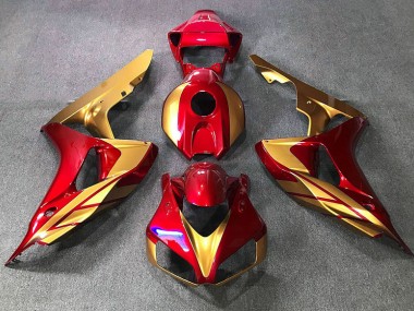 2006-2007 Rot & Gold CBR1000RR Verkleidung