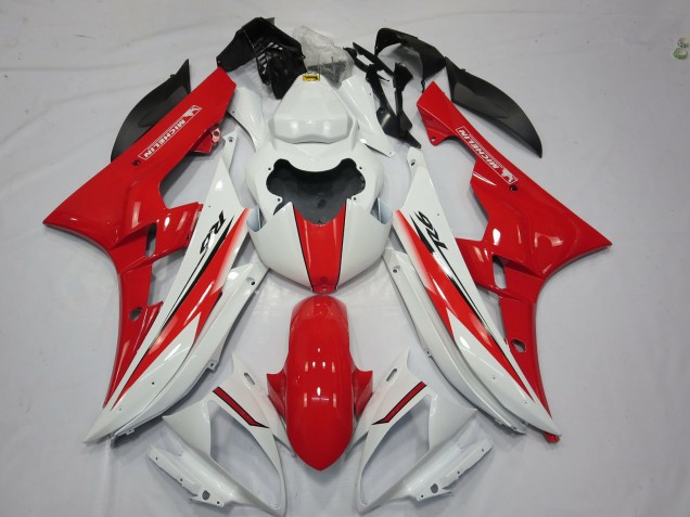 2006-2007 Rot Weiß OEM Stil R6 Verkleidung 2006-2007 Rot Weiß OEM Stil R6 Verkleidung