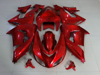2006-2007 Rot Tiefglanz ZX10R Verkleidung