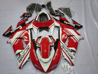 2006-2007 Weiß Rot ZX10R Verkleidung