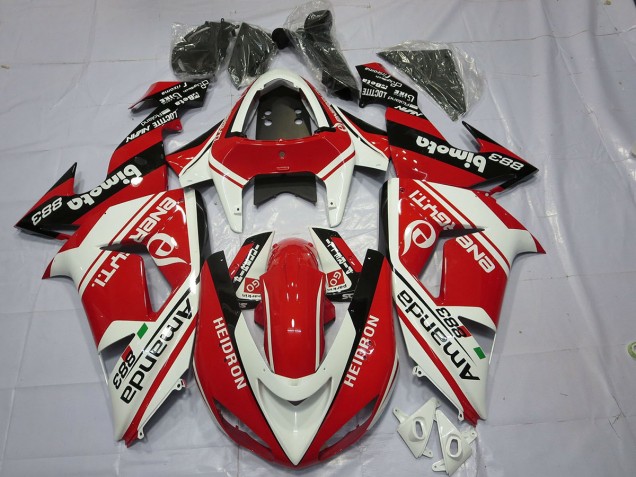 2006-2007 Weiß Rot ZX10R Verkleidung 2006-2007 Weiß Rot ZX10R Verkleidung