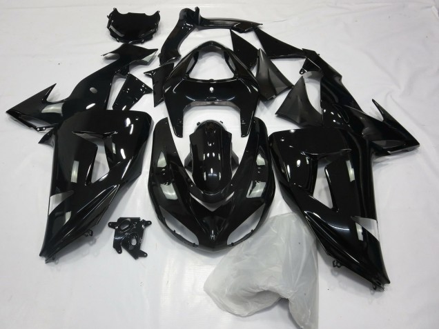 2006-2007 Schwarz-Einfarbig Glänzend ZX10R Verkleidung 2006-2007 Schwarz-Einfarbig Glänzend ZX10R Verkleidung