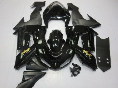 2006-2007 Schwarz & Gold ZX10R Verkleidung