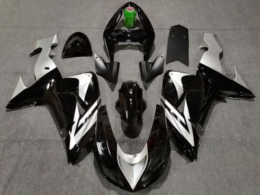 2006-2007 Schwarz & Silber ZX10R Verkleidung