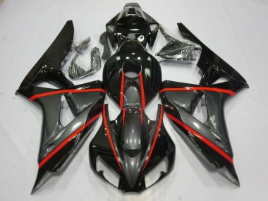 2006-2007 Silber & Schwarz CBR1000RR Verkleidung