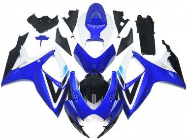2006-2007 Tiefes Blau & Hellblau OEM Stil GSXR 600-750 Verkleidung