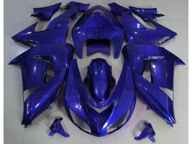 2006-2007 Tiefes Blau Schlicht ZX10R Verkleidung