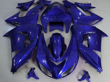 2006-2007 Tiefes Blau Schlicht ZX10R Verkleidung