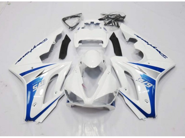 2006-2008 Weiß-Blau-Stil Daytona 675 Verkleidung
