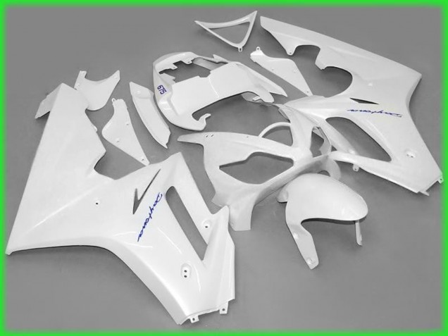 2006-2008 Glänzend Weiß Daytona 675 Verkleidung 2006-2008 Glänzend Weiß Daytona 675 Verkleidung