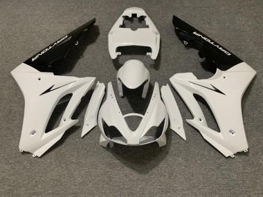 2006-2008 Glänzend Weiß & Schwarz Daytona 675 Verkleidung