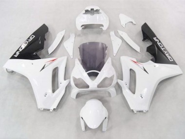 2006-2008 Weiß Mit Schwarzen Unterteilen Daytona 675 Verkleidung