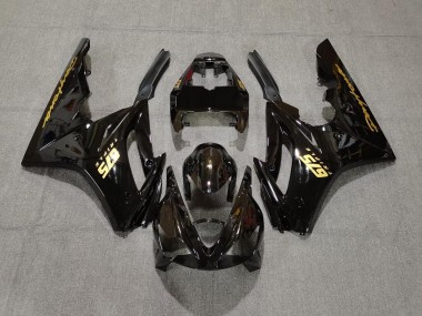 2006-2008 Schwarz Glänzend & Gold Daytona 675 Verkleidung
