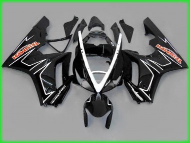 2006-2008 Schwarz Gold Daytona 675 Verkleidung