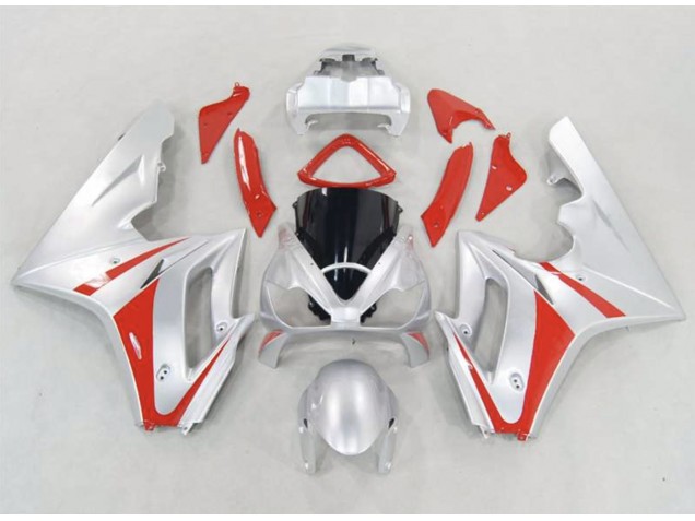 2006-2008 Silber & Rot Daytona 675 Verkleidung 2006-2008 Silber & Rot Daytona 675 Verkleidung
