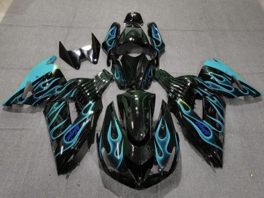 2006-2011 Hellblau Flamme ZX14R Verkleidung