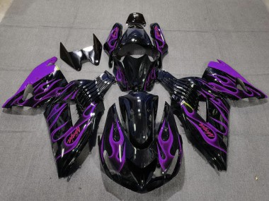 2006-2011 Lila Flamme ZX14R Verkleidung