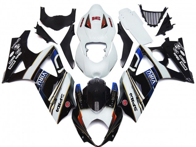 2007-2008 Benutzerdefiniert VIRU Stil GSXR 1000 Verkleidung