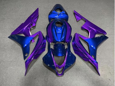 2007-2008 Blau & Weiß Custom CBR600RR Verkleidung