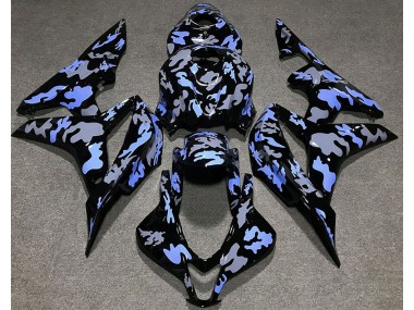 2007-2008 Blau & Grau Camouflage CBR600RR Verkleidung