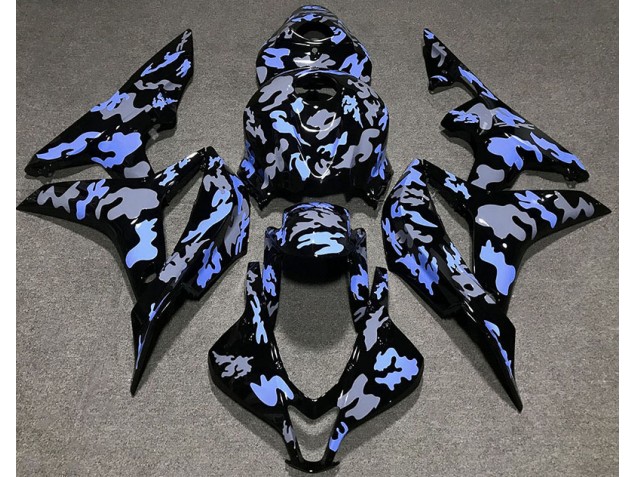 2007-2008 Blau & Grau Camouflage CBR600RR Verkleidung 2007-2008 Blau & Grau Camouflage CBR600RR Verkleidung