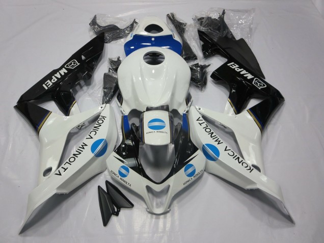 2007-2008 Blau Konica Minolta & Schwarz CBR600RR Verkleidung 2007-2008 Blau Konica Minolta & Schwarz CBR600RR Verkleidung