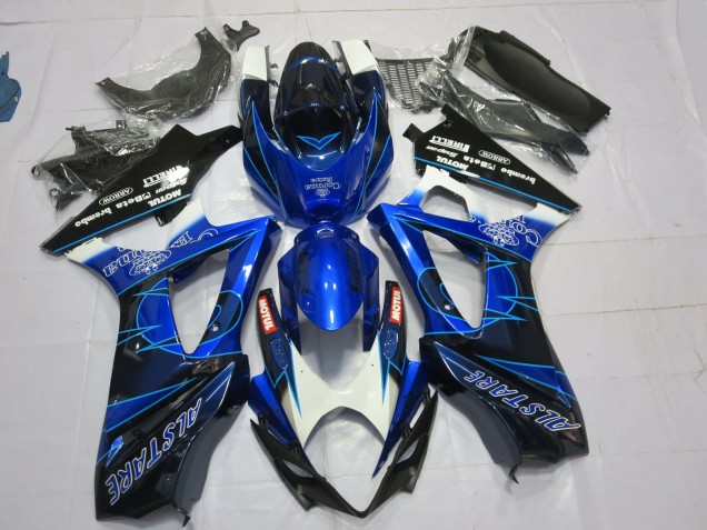 2007-2008 Blau & Schwarz Corona GSXR 1000 Verkleidung 2007-2008 Blau & Schwarz Corona GSXR 1000 Verkleidung