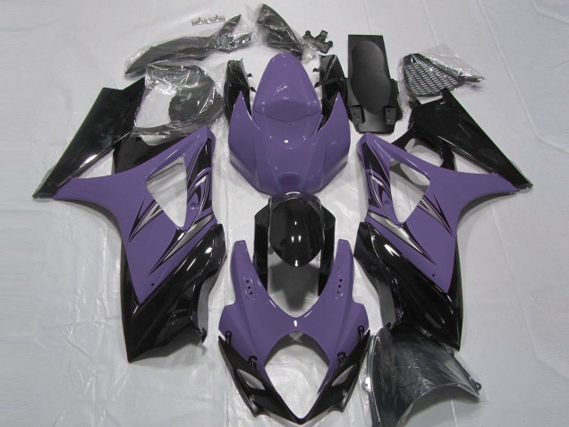 2007-2008 Dunkelviolett & Schwarz GSXR 1000 Verkleidung 2007-2008 Dunkelviolett & Schwarz GSXR 1000 Verkleidung
