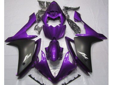 2007-2008 Glanz Lila & Schwarz R1 Verkleidung