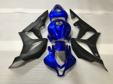 2007-2008 Glänzend Blau & Limettengrün CBR600RR Verkleidung