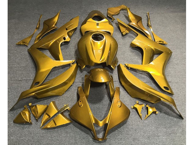 2007-2008 Glänzend Gold Plain CBR600RR Verkleidung