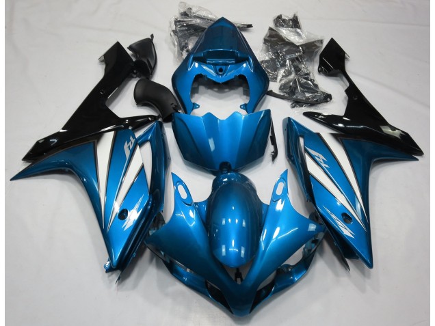 2007-2008 Hellblau Weiß & Schwarz R1 Verkleidung 2007-2008 Hellblau Weiß & Schwarz R1 Verkleidung