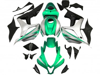 2007-2008 Hellgrün & Silber OEM Stil CBR600RR Verkleidung