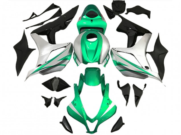 2007-2008 Hellgrün & Silber OEM Stil CBR600RR Verkleidung 2007-2008 Hellgrün & Silber OEM Stil CBR600RR Verkleidung