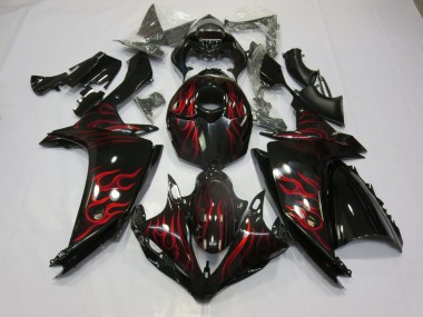 2007-2008 Rot Flamme R1 Verkleidung