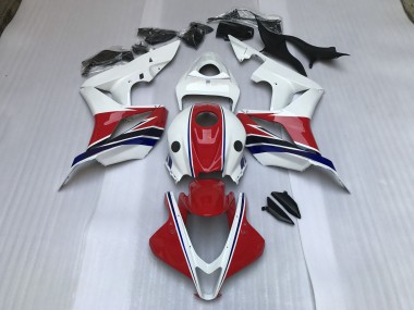 2007-2008 Rot Glänzend & Weiß CBR600RR Verkleidung