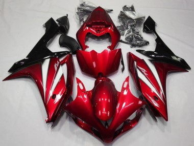2007-2008 Rot Weiß & Schwarz R1 Verkleidung