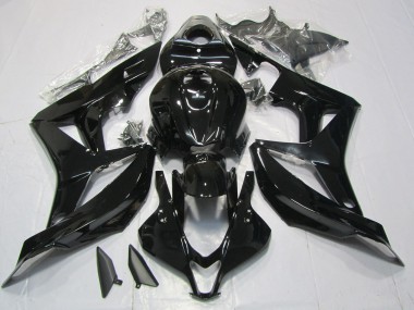 2007-2008 Schwarz Glänzend CBR600RR Verkleidung