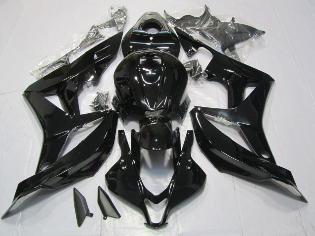 2007-2008 Schwarz Glänzend CBR600RR Verkleidung