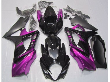 2007-2008 Schwarz Glänzend & Pink GSXR 1000 Verkleidung