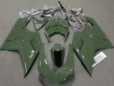 2007-2014 Armeegrün Glänzend Ducati 848 1098 1198 Verkleidung