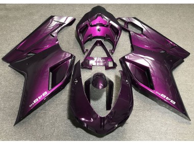 2007-2014 Dunkelpink Ducati 848 1098 1198 Verkleidung