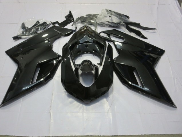 2007-2014 Schwarz Glänzend Ducati 848 1098 1198 Verkleidung 2007-2014 Schwarz Glänzend Ducati 848 1098 1198 Verkleidung
