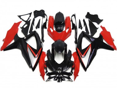 2008-2010 Benutzerdefiniert Rot OEM Stil GSXR 600-750 Verkleidung
