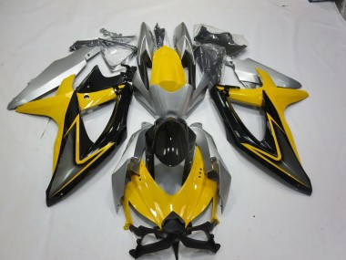 2008-2010 Gelb Schwarz GSXR 600-750 Verkleidung