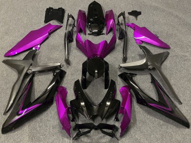 2008-2010 Glanzrosa & Grün R GSXR 600-750 Verkleidung