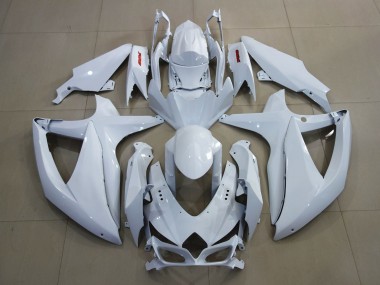 2008-2010 Helles Weiß & Rot GSXR 600-750 Verkleidung