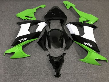 2008-2010 Schwarz Glänzend & Grün ZX10R Verkleidung